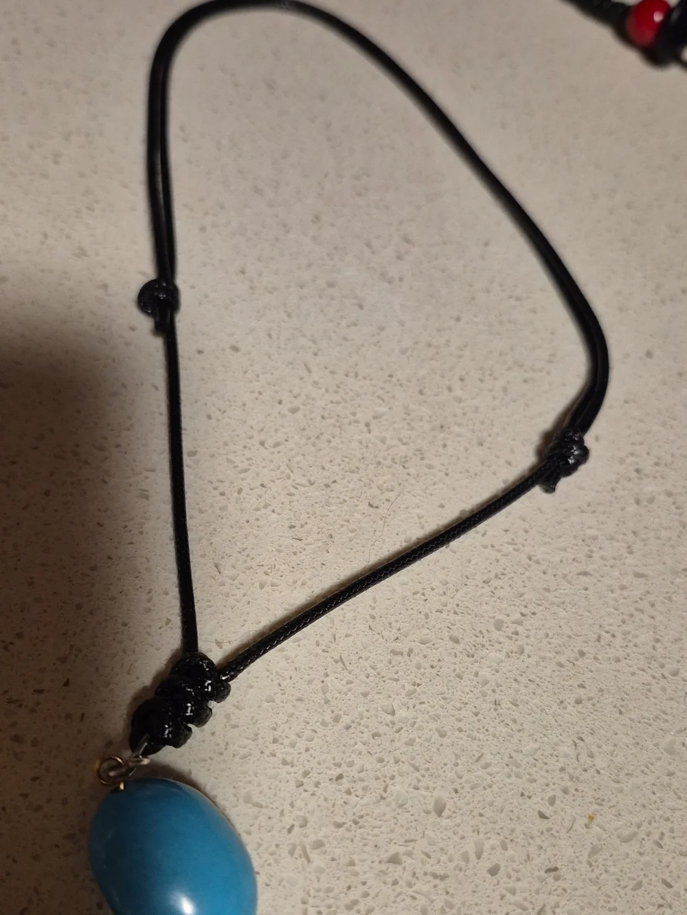 Turquoise Indiana Head  Necklase